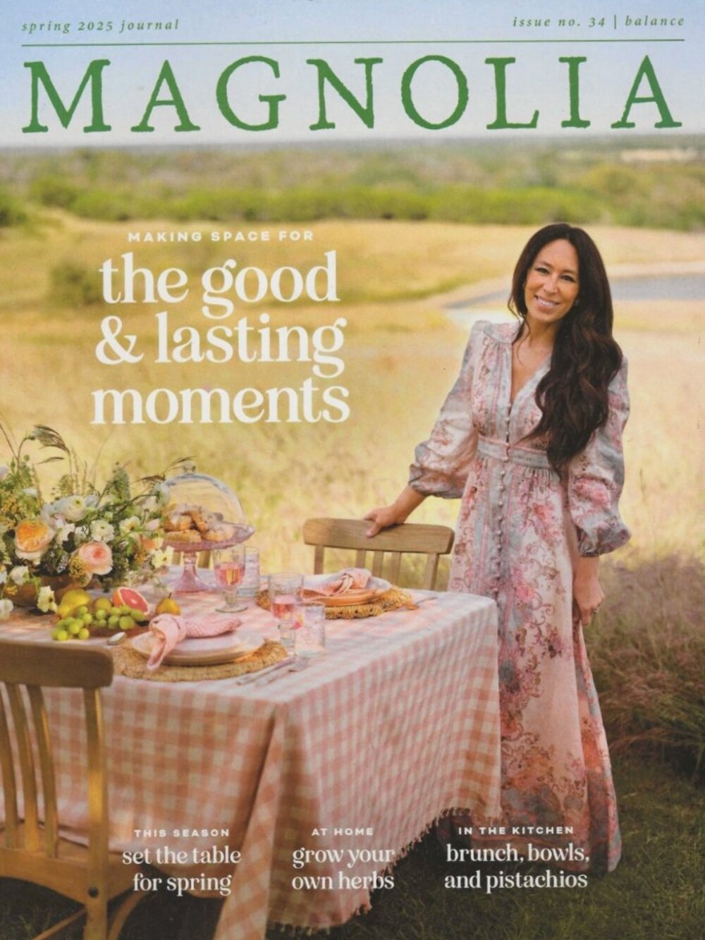 MAGNOLIA HOME LIFESTYLE JOURNAL ISSUE 34 - BALANCE - LISTING IS FOR 1 MAGAZINE